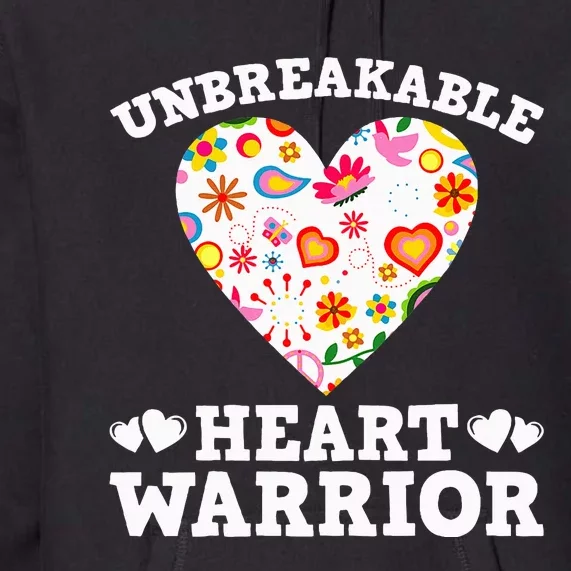 Unbreakable Heart Warrior Premium Hoodie