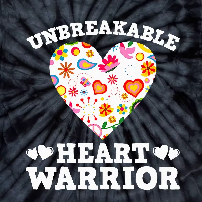 Unbreakable Heart Warrior Tie-Dye T-Shirt