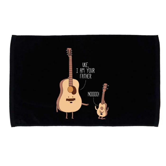 Uke I Am Your Father Ukulele Guitar Music Microfiber Hand Towel