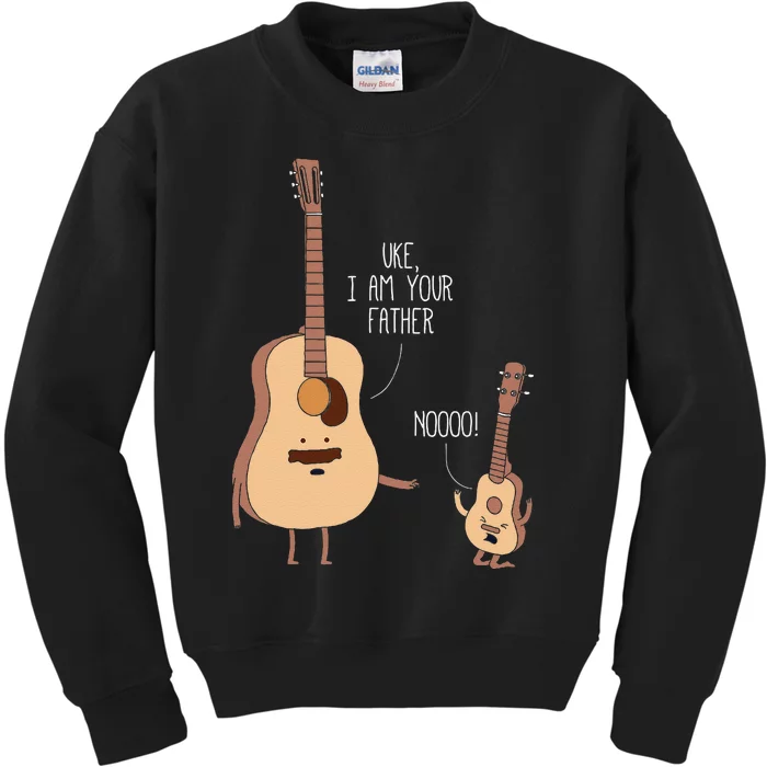 Uke I Am Your Father Ukulele Guitar Music Kids Sweatshirt