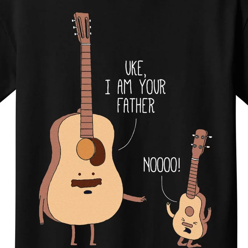 Uke I Am Your Father Ukulele Guitar Music Kids T-Shirt