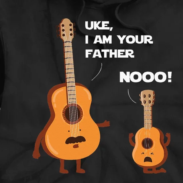 Uke I Am Your Father Funny Ukulele Guitar Music Guitarist Tie Dye Hoodie