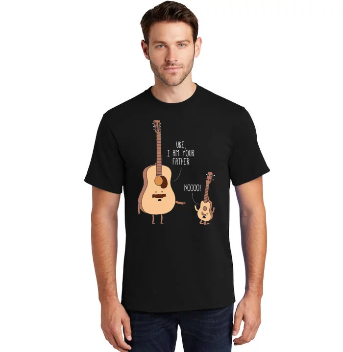 Uke I Am Your Father Ukulele Guitar Music Tall T-Shirt