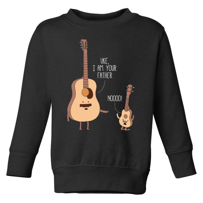 Uke I Am Your Father Ukulele Guitar Music Toddler Sweatshirt