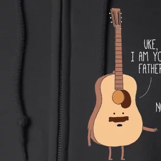 Uke I Am Your Father Ukulele Guitar Music Full Zip Hoodie