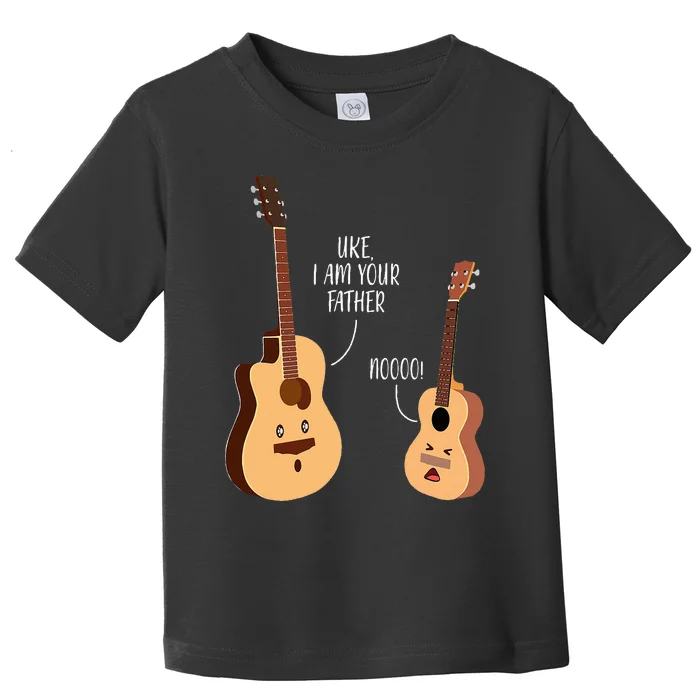 Uke I Am Your Father Ukulele Guitar Music Toddler T-Shirt