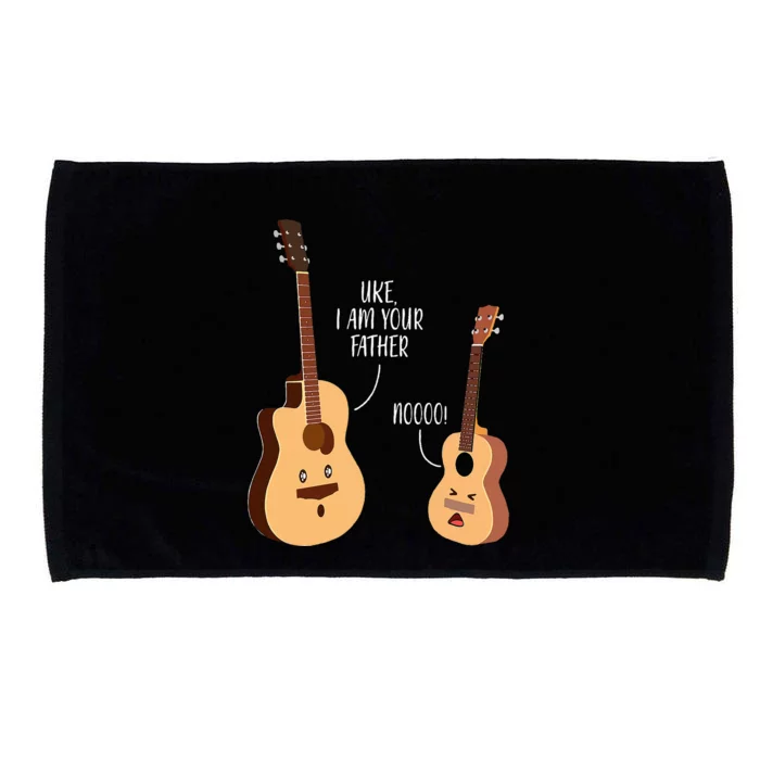 Uke I Am Your Father Ukulele Guitar Music Microfiber Hand Towel