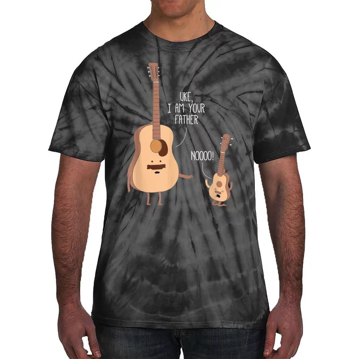 Uke I Am Your Father Guitar Ukulele Music Hilarious Gift Tie-Dye T-Shirt