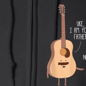 Uke I Am Your Father Guitar Ukulele Music Hilarious Gift Full Zip Hoodie