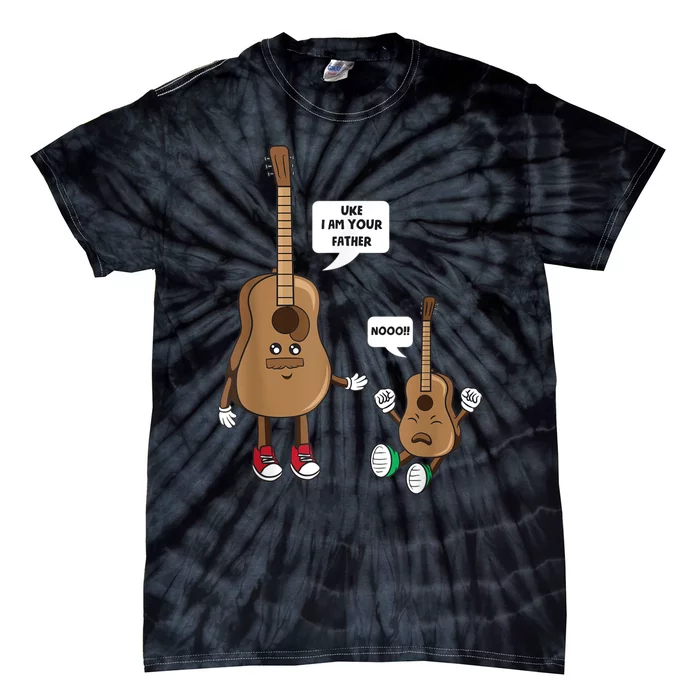 Uke I Am Your Father Guitar Ukulele Music Hilarious Gift Tie-Dye T-Shirt