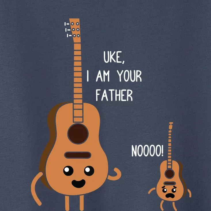 Uke I Am Your Father Funny Ukulele Banjo Guitar Player Gift Toddler T-Shirt