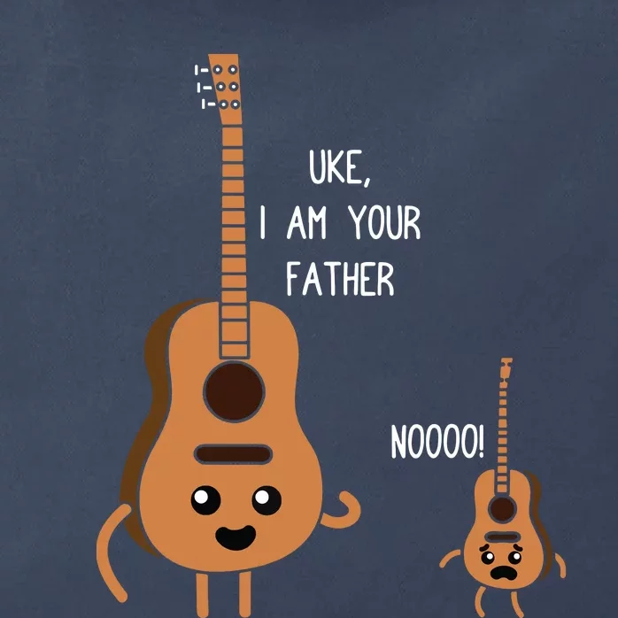 Uke I Am Your Father Funny Ukulele Banjo Guitar Player Gift Zip Tote Bag