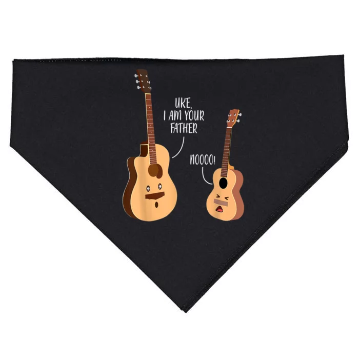 Uke I Am Your Father Guitar Ukulele Music Hilarious Gift USA-Made Doggie Bandana