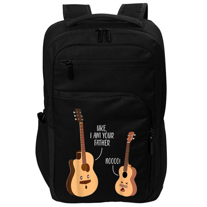 Uke I Am Your Father Guitar Ukulele Music Hilarious Gift Impact Tech Backpack