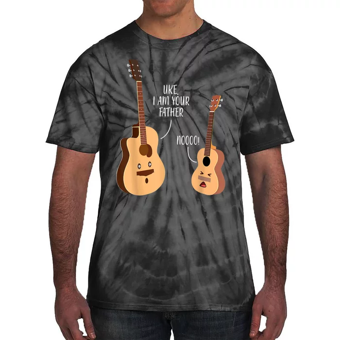 Uke I Am Your Father Guitar Ukulele Music Hilarious Gift Tie-Dye T-Shirt