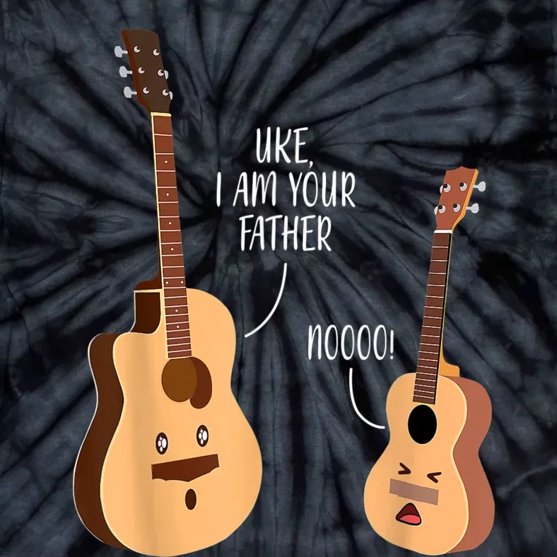 Uke I Am Your Father Guitar Ukulele Music Hilarious Gift Tie-Dye T-Shirt