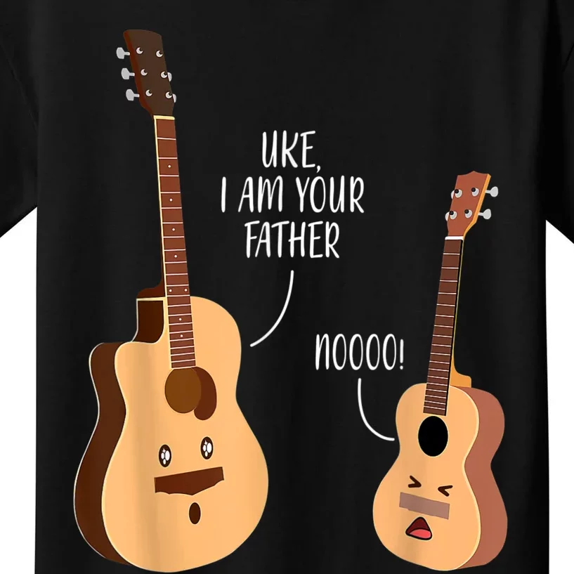 Uke I Am Your Father Guitar Ukulele Music Hilarious Gift Kids T-Shirt