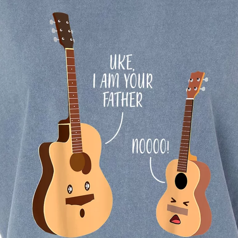 Uke I Am Your Father Guitar Ukulele Music Hilarious Gift Garment-Dyed Women's Muscle Tee