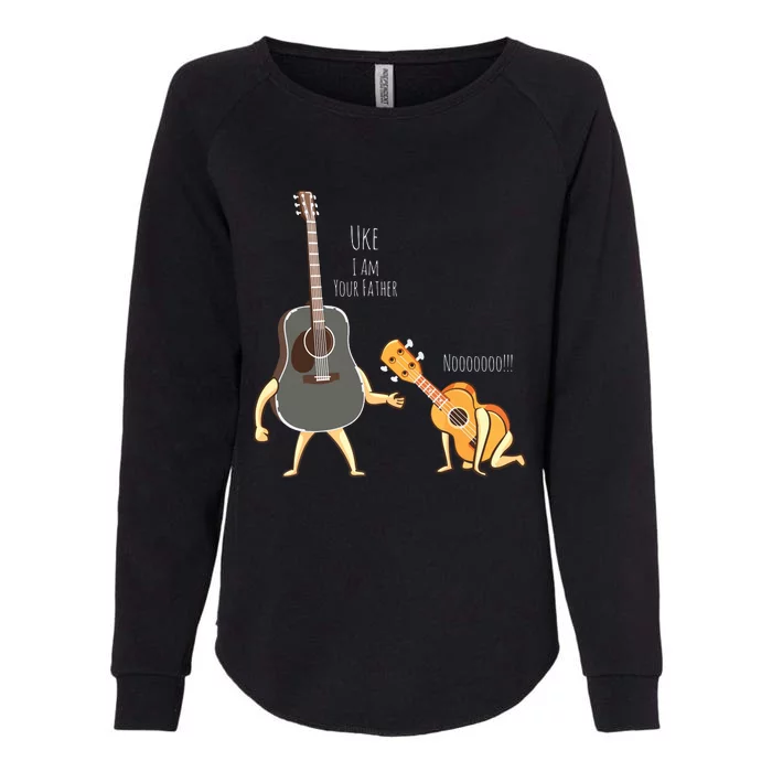 Uke I Am Your Father Guitar Ukulele Music Hilarious Gift Womens California Wash Sweatshirt