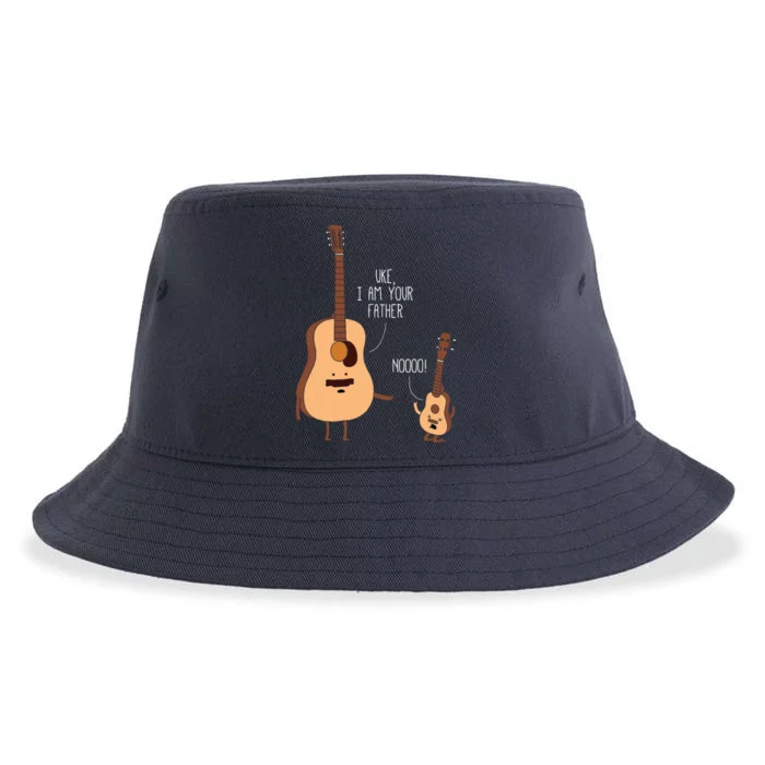 Uke I Am Your Father Ukulele Guitar Music Sustainable Bucket Hat