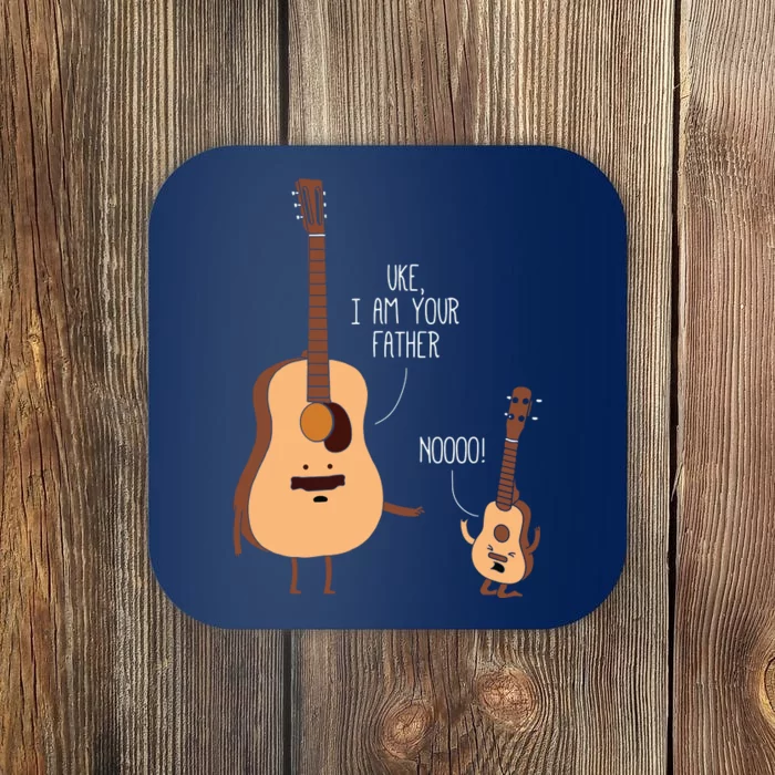 Uke I Am Your Father Ukulele Guitar Music Coaster