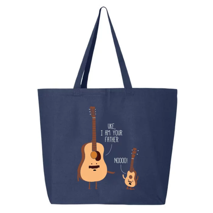 Uke I Am Your Father Ukulele Guitar Music 25L Jumbo Tote