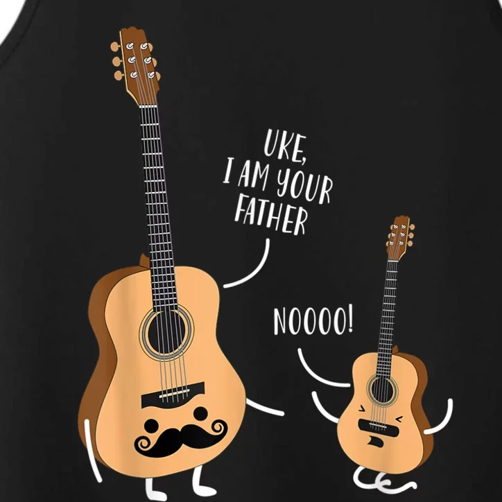 Uke I Am Your Father Guitar Ukulele Music Hilarious Gift Performance Tank