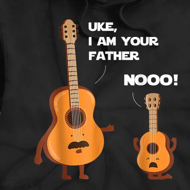 Uke I Am Your Father Guitar Ukulele Music Hilarious Gift Tie Dye Hoodie