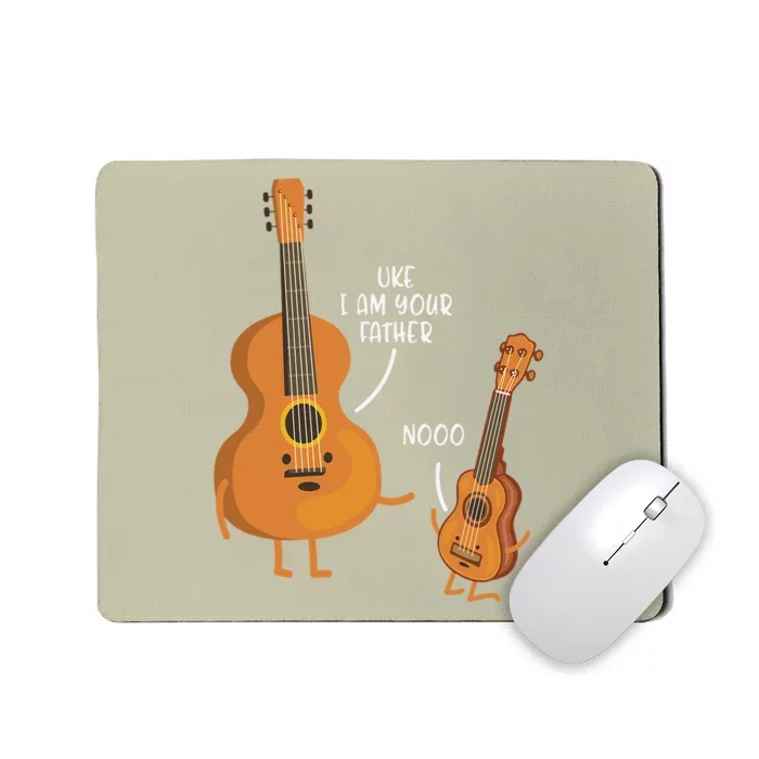 Uke I Am Your Father Funny Daddy Papa Fathers Day Gift Idea Mousepad