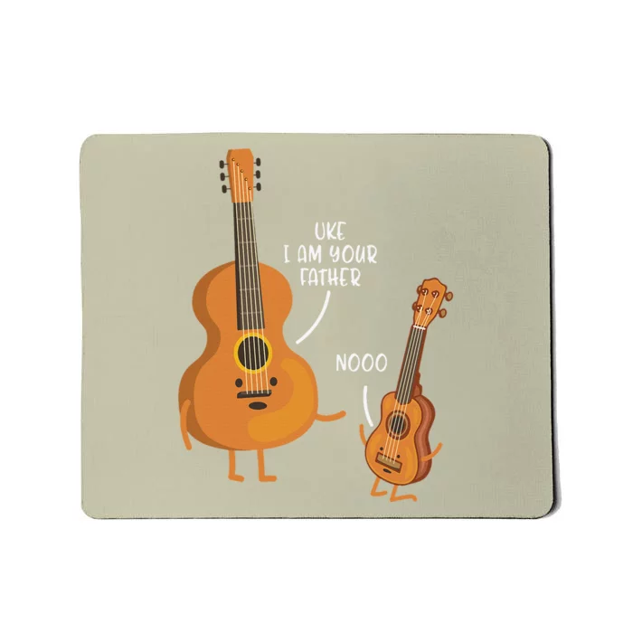 Uke I Am Your Father Funny Daddy Papa Fathers Day Gift Idea Mousepad