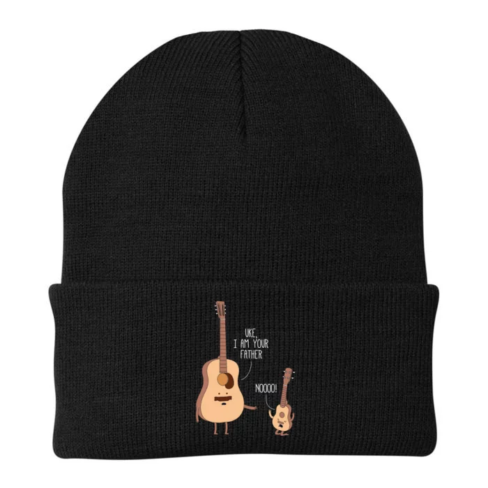 Uke I Am Your Father Ukulele Guitar Music Knit Cap Winter Beanie