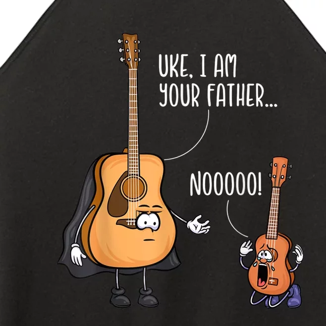 Uke I Am Your Father Guitar Ukulele Music Hilarious Gift Women’s Perfect Tri Rocker Tank