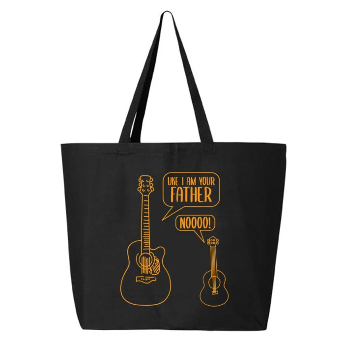 Uke I Am Your Father Guitar Ukulele Music Hilarious Gift 25L Jumbo Tote