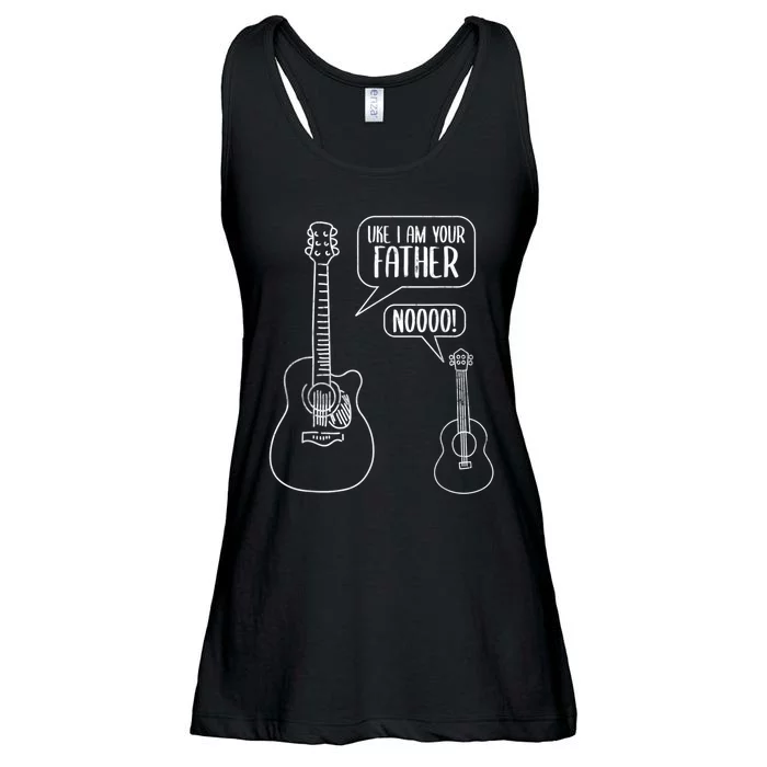 Uke I Am Your Father Guitar Ukulele Music Hilarious Gift Ladies Essential Flowy Tank