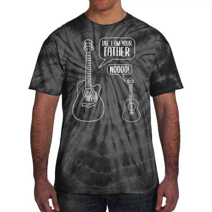 Uke I Am Your Father Guitar Ukulele Music Hilarious Gift Tie-Dye T-Shirt