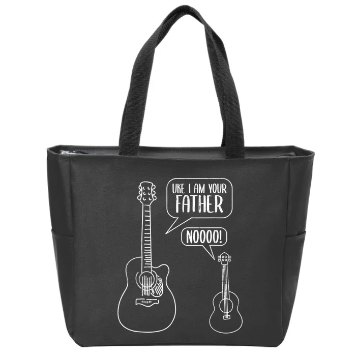 Uke I Am Your Father Guitar Ukulele Music Hilarious Gift Zip Tote Bag