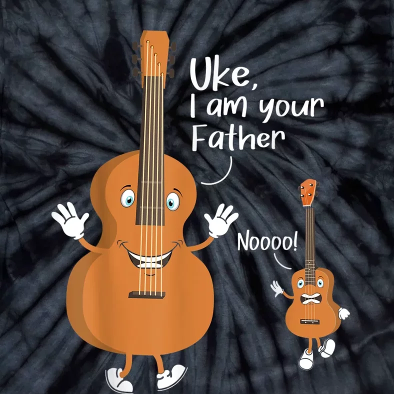 Uke I Am Your Father Guitar Ukulele Music Hilarious Gift Tie-Dye T-Shirt