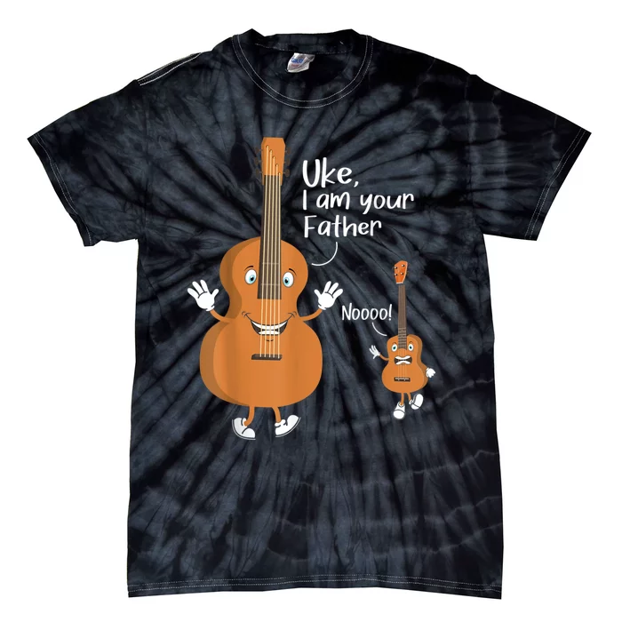 Uke I Am Your Father Guitar Ukulele Music Hilarious Gift Tie-Dye T-Shirt