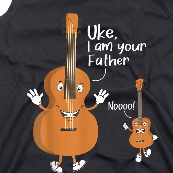 Uke I Am Your Father Guitar Ukulele Music Hilarious Gift Tank Top