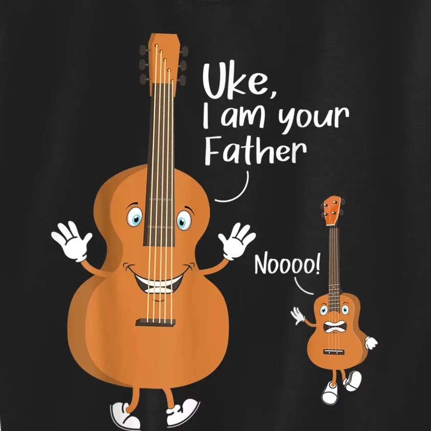 Uke I Am Your Father Guitar Ukulele Music Hilarious Gift Kids Sweatshirt