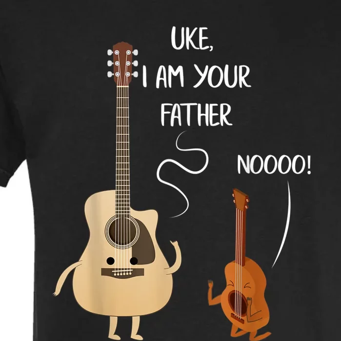 Uke I Am Your Father Guitar Ukulele Music Hilarious Gift Garment-Dyed Heavyweight T-Shirt