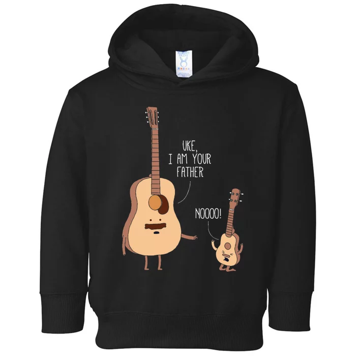 Uke I Am Your Father Ukulele Guitar Music Toddler Hoodie