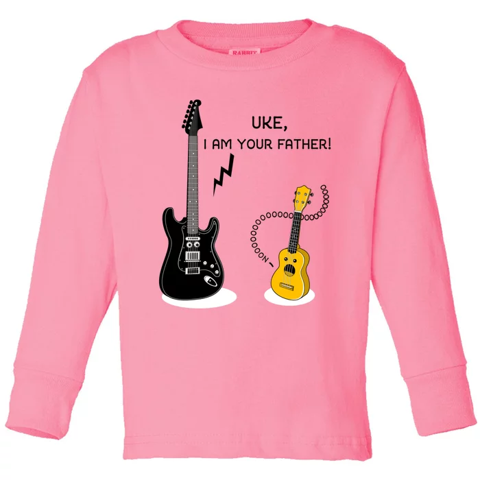 Uke I Am Your Father! Toddler Long Sleeve Shirt