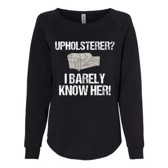 Upholsterer I Barely Know Her Jd Vance 2024 Womens California Wash Sweatshirt