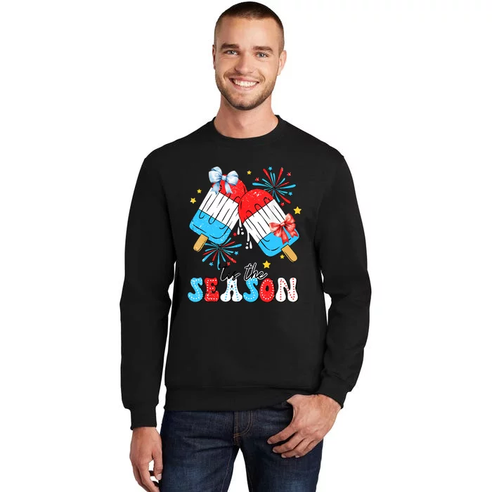 Usa Ice Cream Tis The Season 4th Of July Sweatshirt