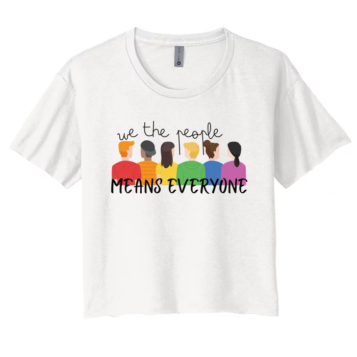 Unity In Diversity Women's Crop Top Tee