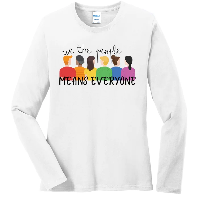 Unity In Diversity Ladies Long Sleeve Shirt