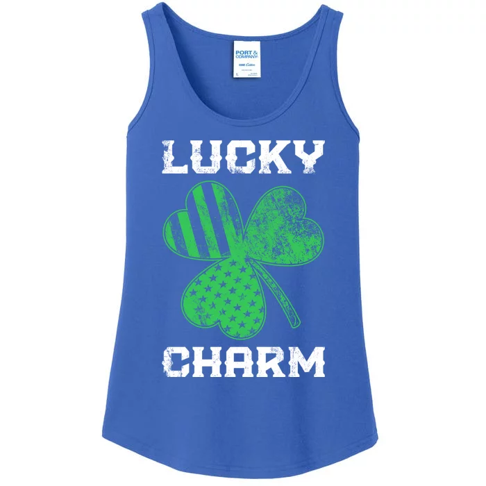 Usa Ireland Flag Saint Patricks Day Gift Ladies Essential Tank