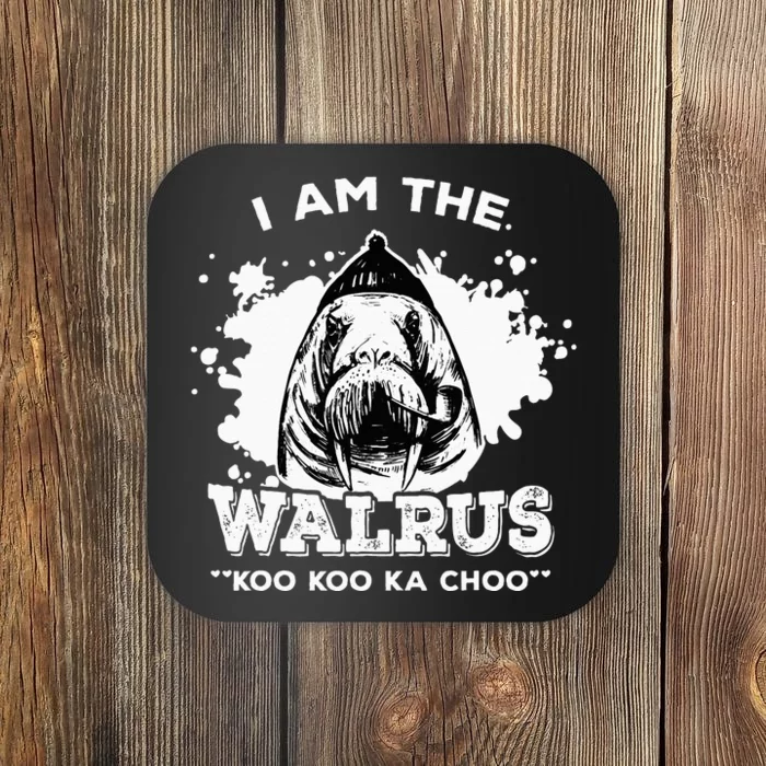 Unique Idea For B.E.A.T.L.E.S Fans Iamthewalrus Graphic Design Coaster