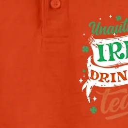 Unauthorised Irish Ing Team Cool Gift St Patrick's Day Design Funny Gift Dry Zone Grid Performance Polo